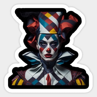 Harlequin Sticker